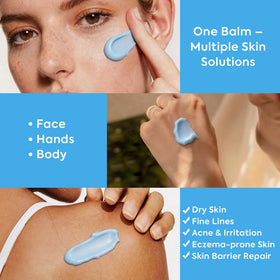 MTGBO applying balm on hand demonstrating fast absorption and hydration