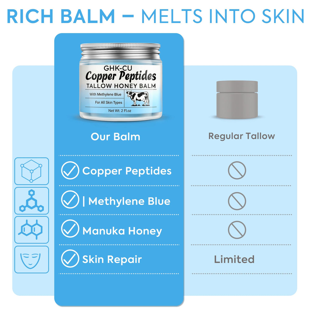 MTGBO top-down jar view showing smooth blue balm surface and premium look