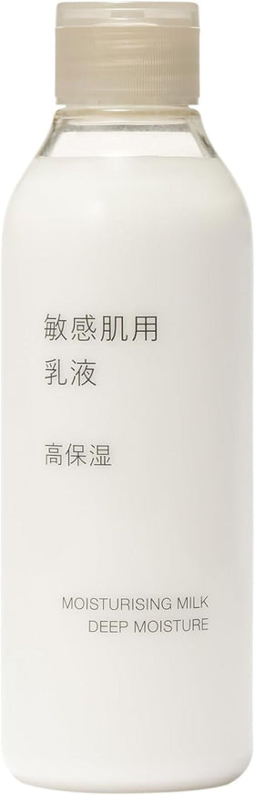 Muji bottle front packaging showing label and clear hydration benefit