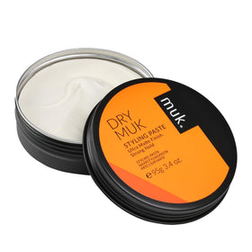 MUK. paste texture close-up highlighting matte grip and spreadability benefit