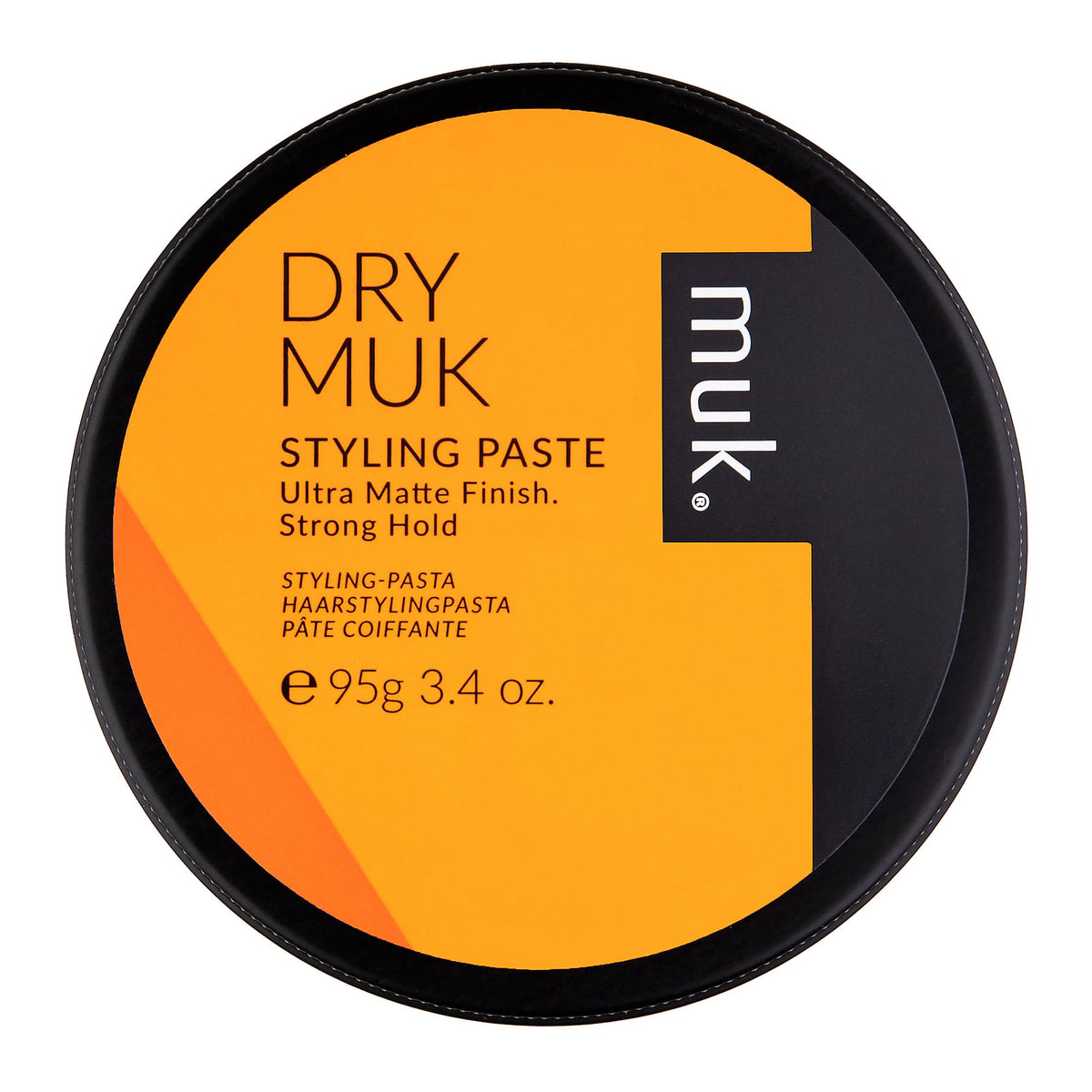 MUK. front packaging showing 3.4oz tub and brand clarity for easy selection