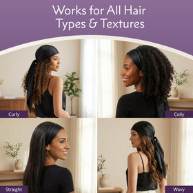 Mulberry Park Silks on pillow to show overnight hair protection and breathability benefit