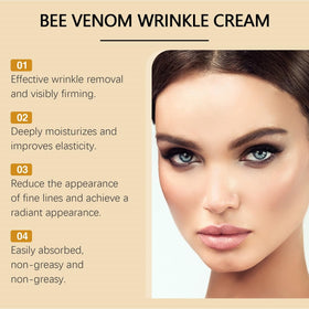 MULPG application on skin demonstrating gentle spread and targeted wrinkle care benefit