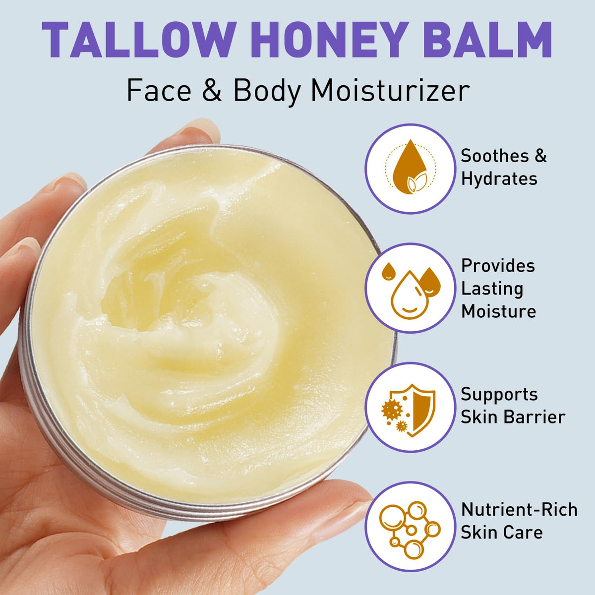 Mulukiss balm texture on spoon highlighting creamy absorbency