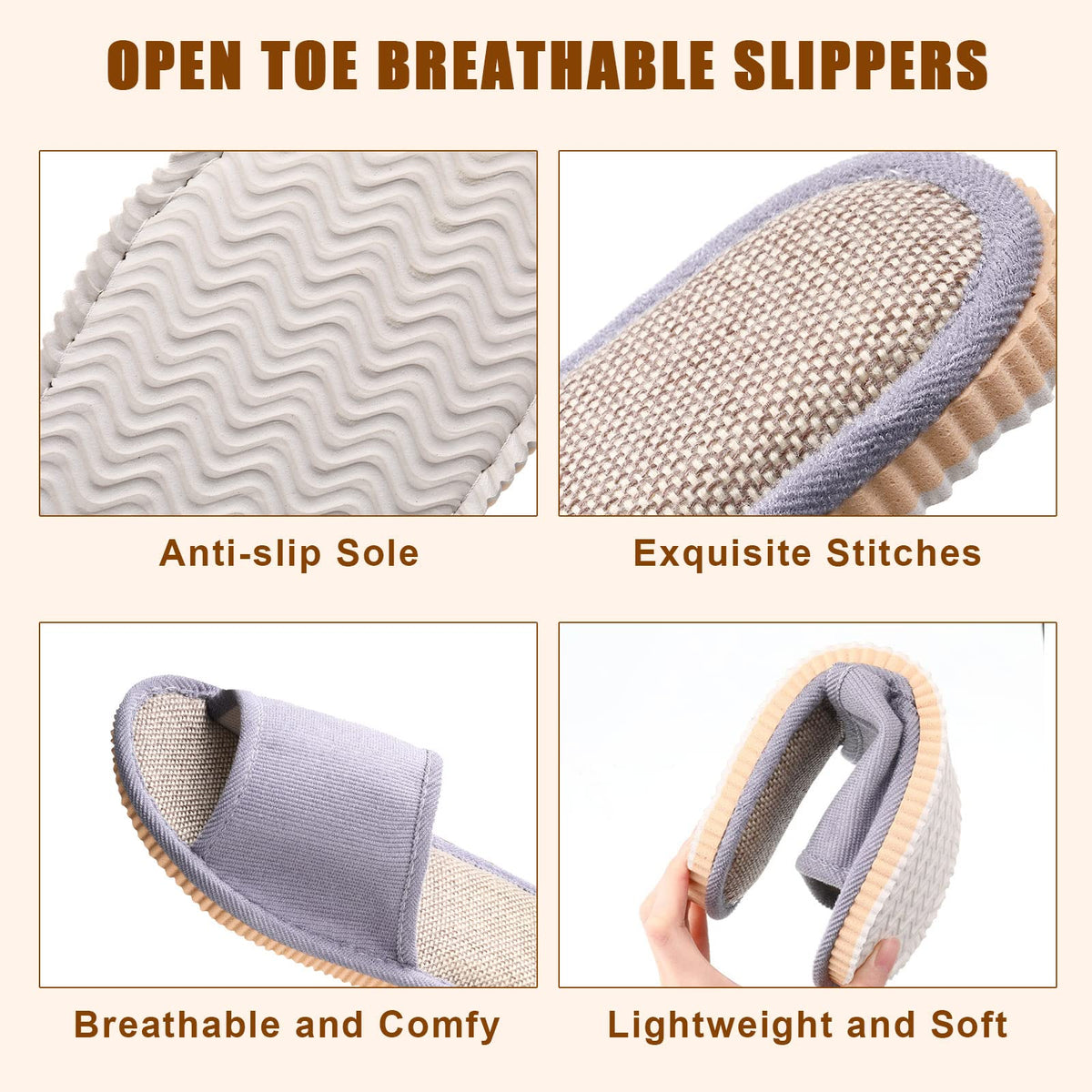 Mumufy EVA sole detail showing non-slip tread for safer steps