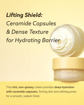 MUMUKI ceramide capsules detail highlighting moisture-locking barrier