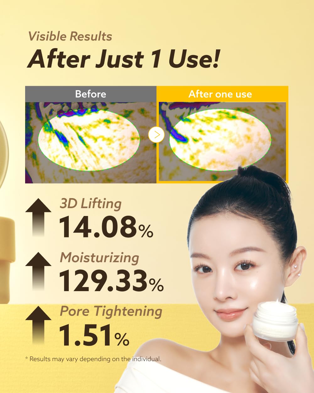 MUMUKI cream being spread on hand demonstrating smooth application