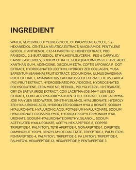 MUMUKI still life with banana and honey suggesting natural-derived actives