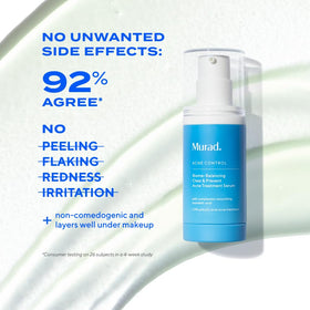 Murad applying serum to cheek demonstrating spot treatment and smoothing benefit