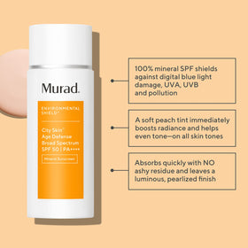 Murad cream texture swirl illustrating lightweight blend
