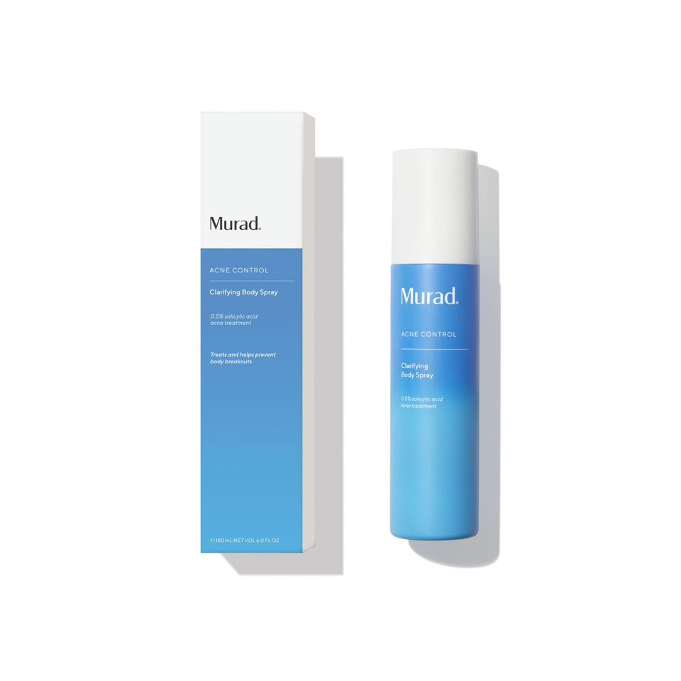 Murad bottle front packaging shows product name and clean design benefits