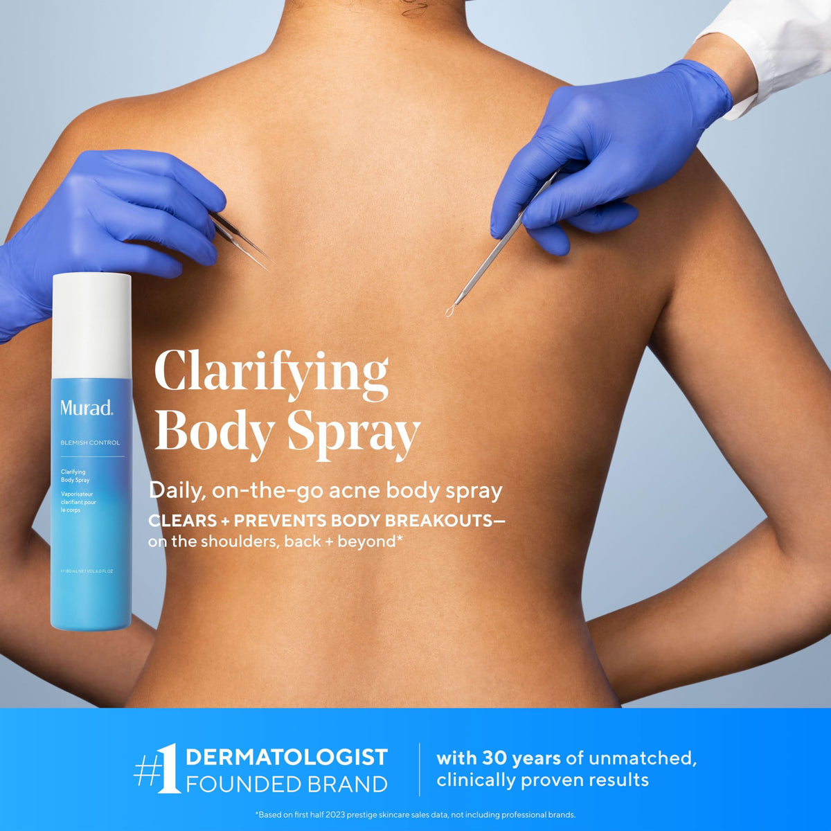 Murad mist on skin showing fast absorption and non-greasy finish