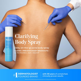 Murad mist on skin showing fast absorption and non-greasy finish