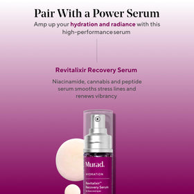 Murad cream being absorbed into skin illustrating fast absorption and non-greasy finish