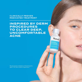 Murad box and bottle label close-up showing active 2% salicylic acid ingredient