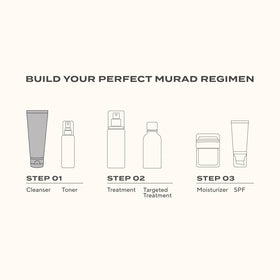 Murad after rinse skin close-up showing smooth hydrated surface and refreshed appearance
