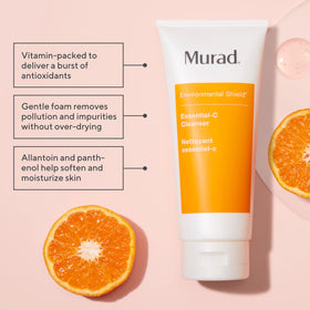 Murad pump and cap detail highlighting convenient dispensing benefit