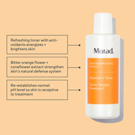 Murad toner cap detail highlighting quality dispensing
