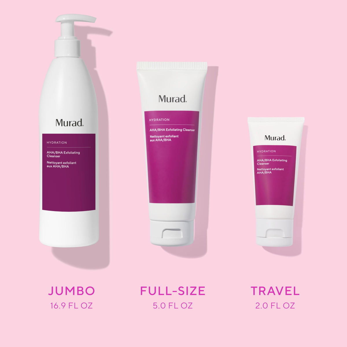 Creamy lather from Murad cleanser in hand rinsing away dull surface skin comfortably