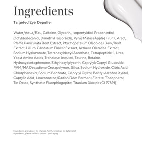 Murad applicator massage in use to visibly reduce under-eye puffiness