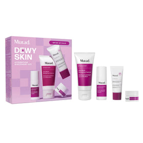 Murad hydrate trial kit front packaging showing full four-step set and convenience