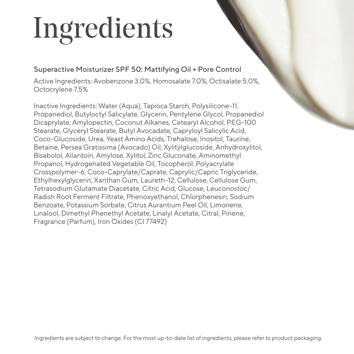 Murad label highlighting salicylic acid ingredient for pore-refining benefit