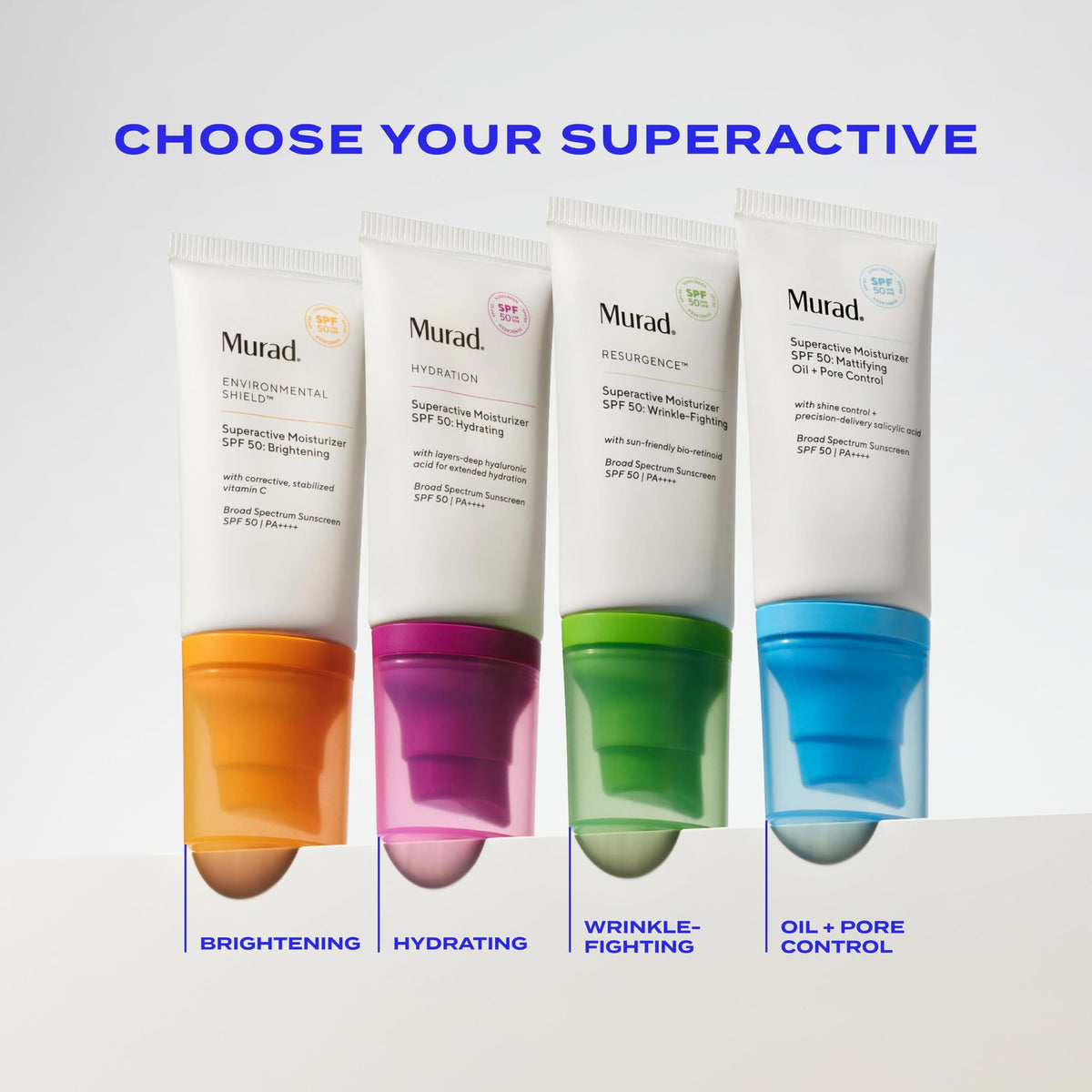 Murad on bathroom counter in morning routine setting for practical daily use