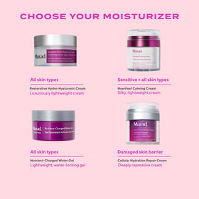 Murad packaging label detail showcasing active Hydro-Hyaluronic technology callout