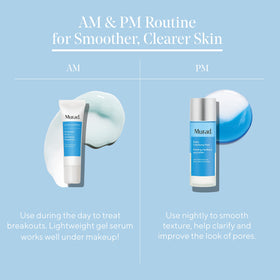 Murad peel being swept with a cotton pad showing simple application