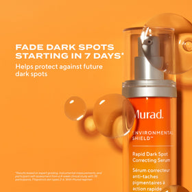 Murad serum texture on fingertip, shows lightweight finish and quick absorption benefit