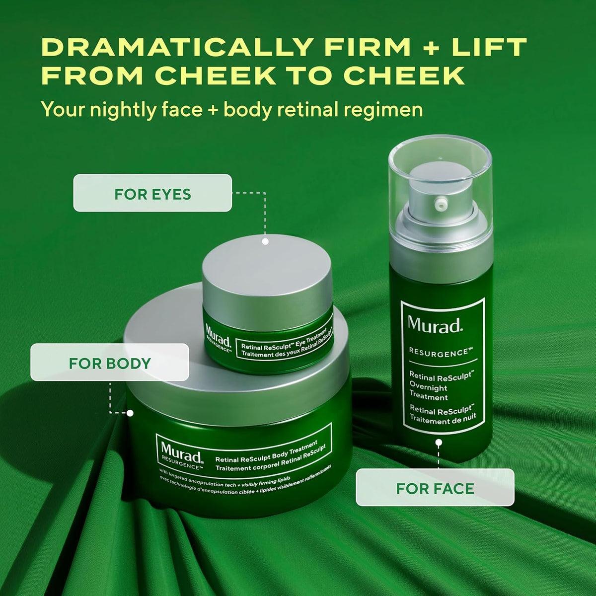 Murad product staged in bathroom lifestyle setting for nightly ritual