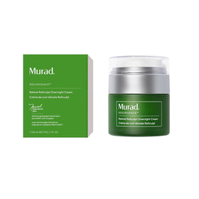 Murad jar front view showing product branding and elegant finish, promotes firming
