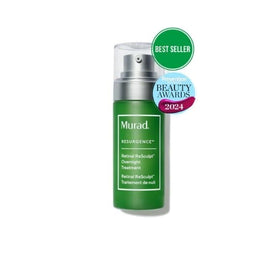 Murad pump dispenser close-up showing control and hygienic application benefit