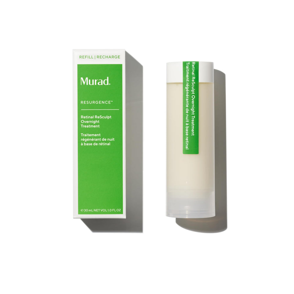 Murad refill front packaging showing product name and sustainable design benefit