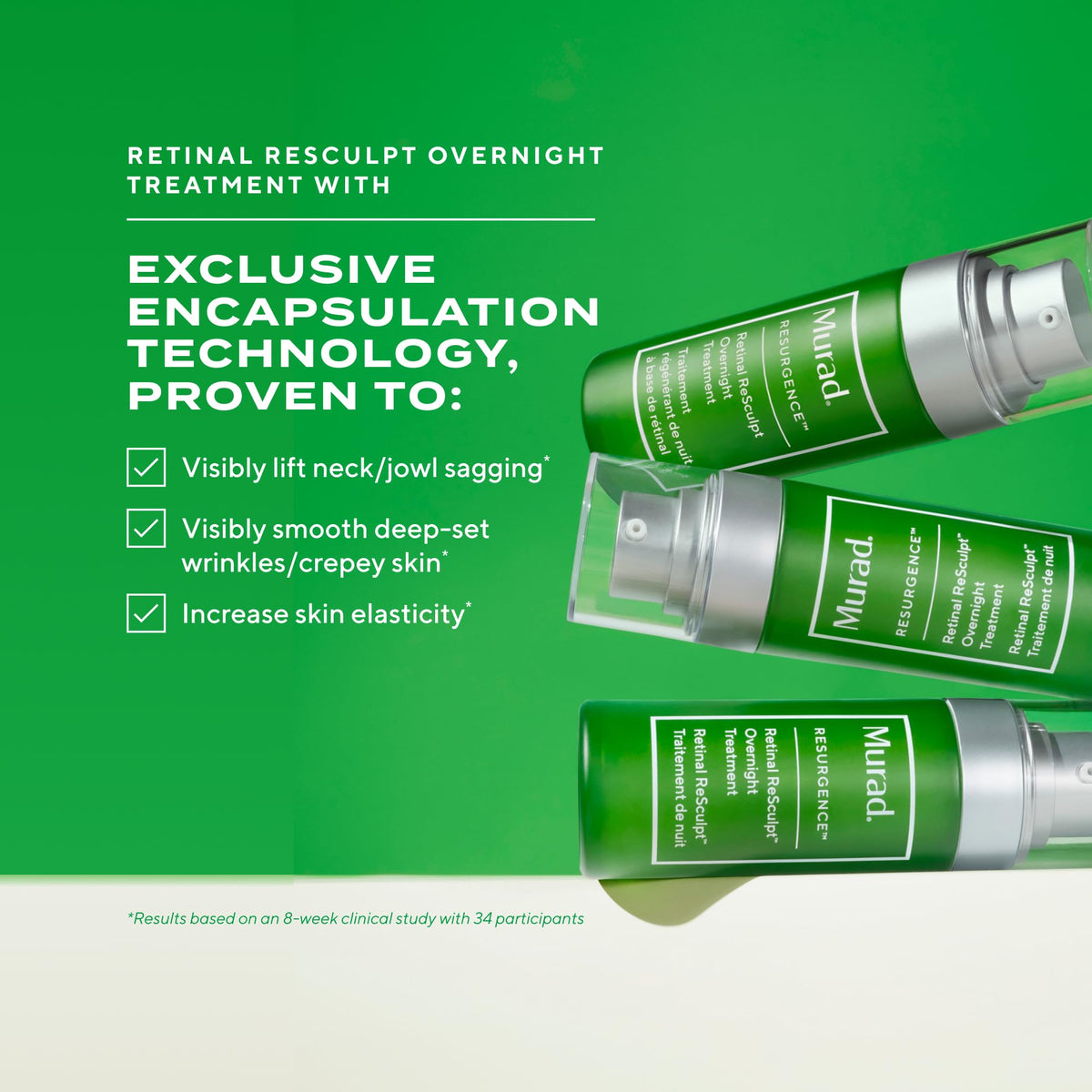 Murad ingredients label with kangaroo paw, olive, and oat benefits visible
