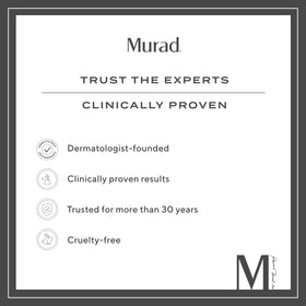 Murad refill on bathroom counter in lifestyle setting suggesting daily use benefit