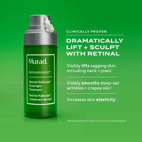 Murad serum texture on skin close-up, shows lightweight absorption and smoothing