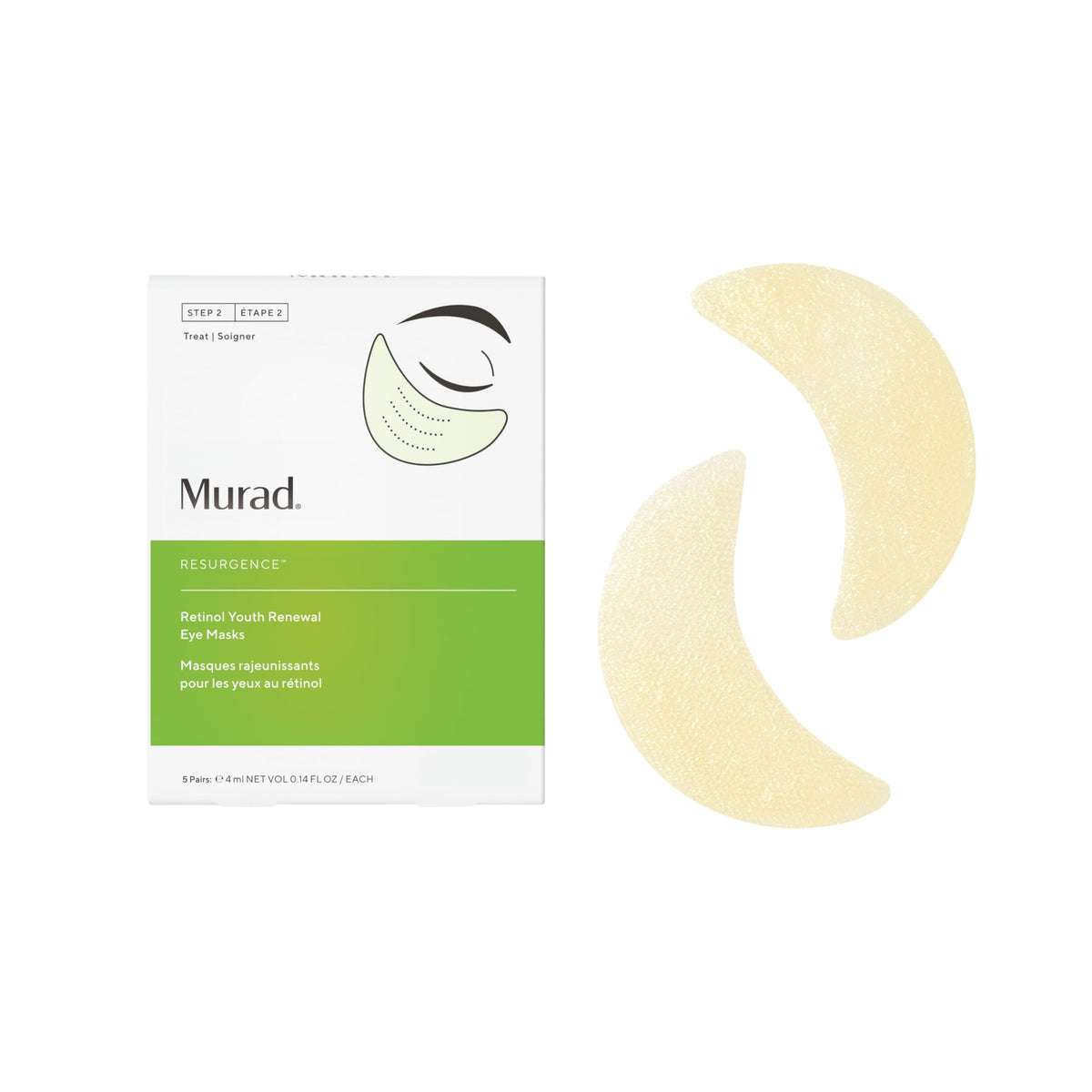 Murad front packaging showing five pairs and benefits