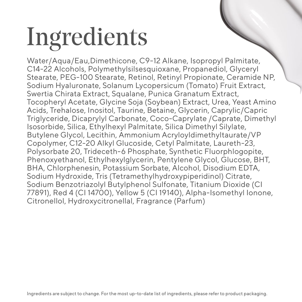 Murad serum being applied to neck and face showing firming benefit