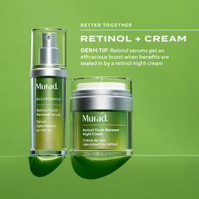 Murad serum placed on bathroom shelf promoting easy integration into routine