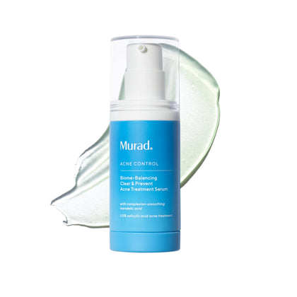 Murad front bottle view showing clean packaging and serum benefit