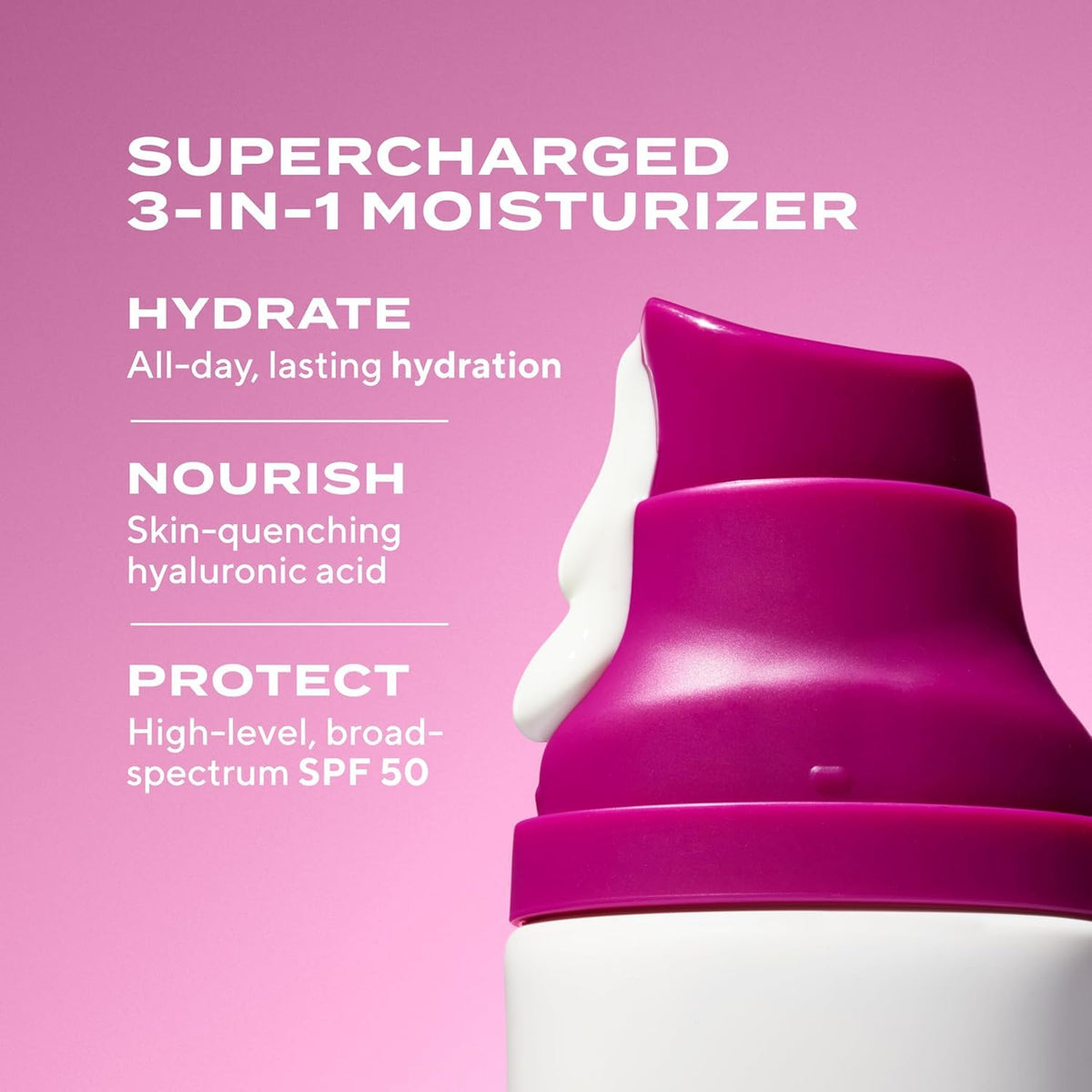 Murad texture close-up highlighting hyaluronic dewy finish and quick absorbency