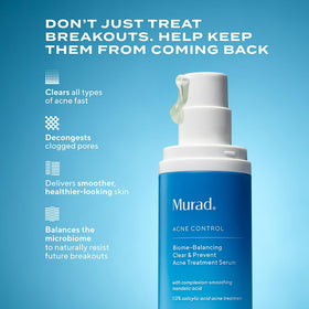 Murad serum texture close-up showing lightweight, non-greasy finish benefit
