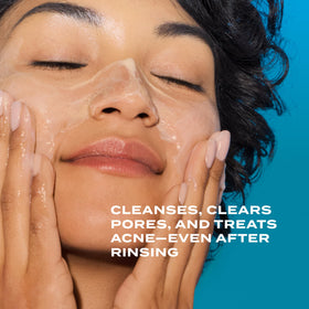 Murad gel texture turning to foam for deep-clean feel benefit