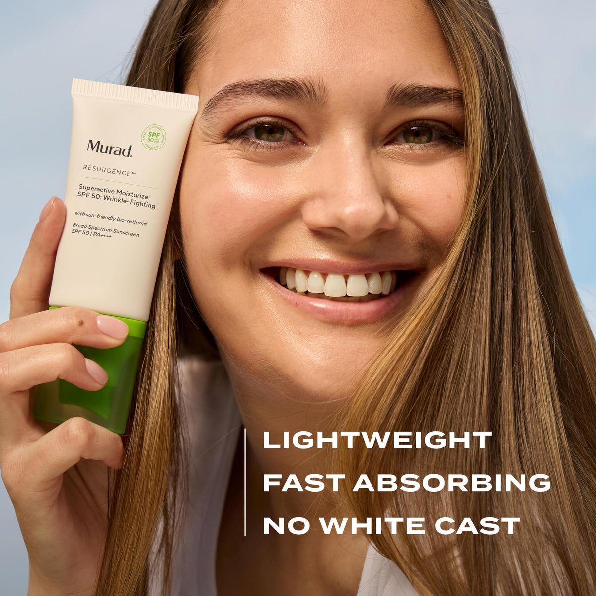 Murad layered under foundation to show makeup-friendly finish