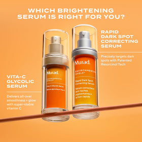 Murad 1 fl oz bottle next to ruler for clear size comparison
