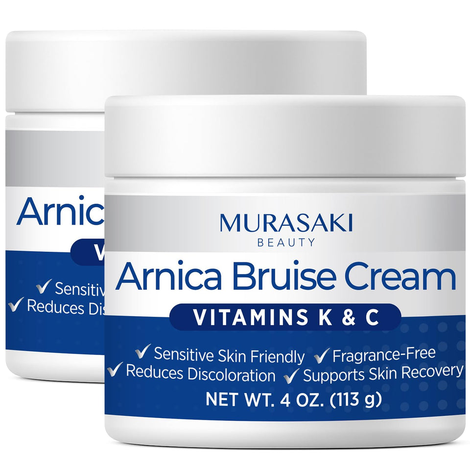 MURASAKI BEAUTY front packaging showing Arnica bruise cream benefits