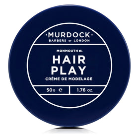 Murdock London front tin showing compact travel-friendly styling paste