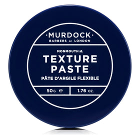 Murdock London jar front view showing branding and matte paste benefit