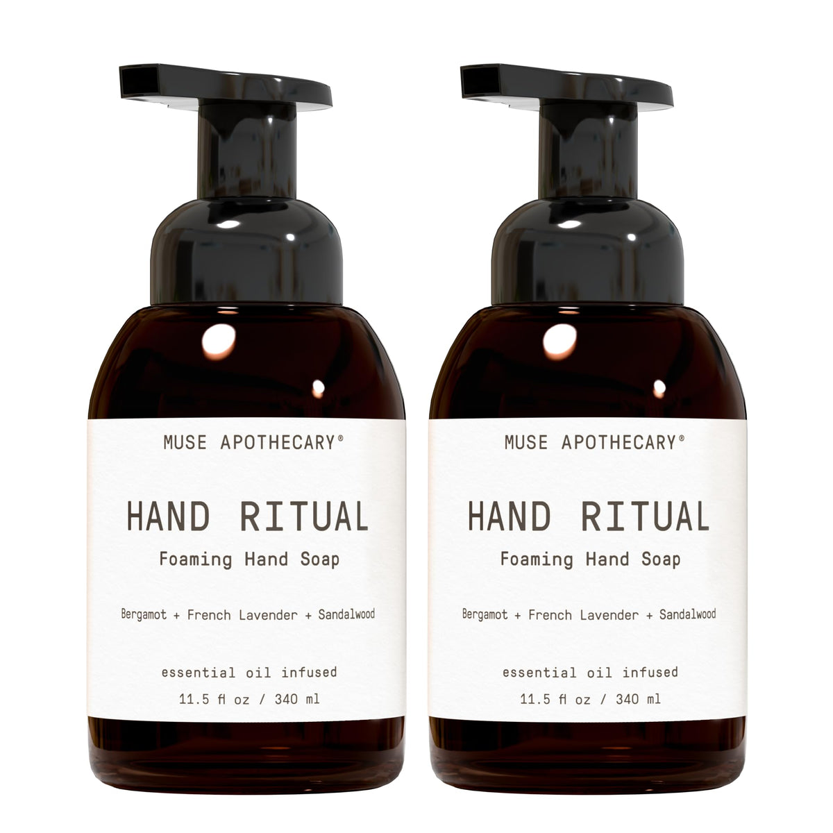 Muse Apothecary front packaging showing bottle and relaxing scent benefits